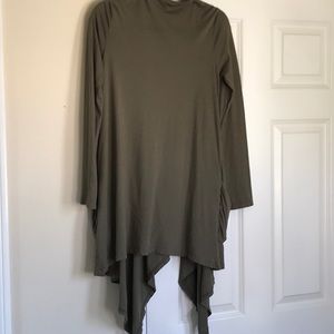 Splendid Other - Splendid Drape Front Cotton Cardigan Splendid Other - Splendid Drape Front Cotton Cardigan